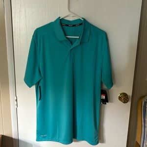 Nike golf polo shirt size large men’s light green